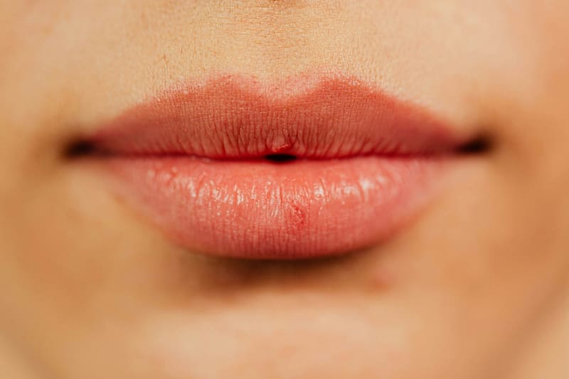close up of lips