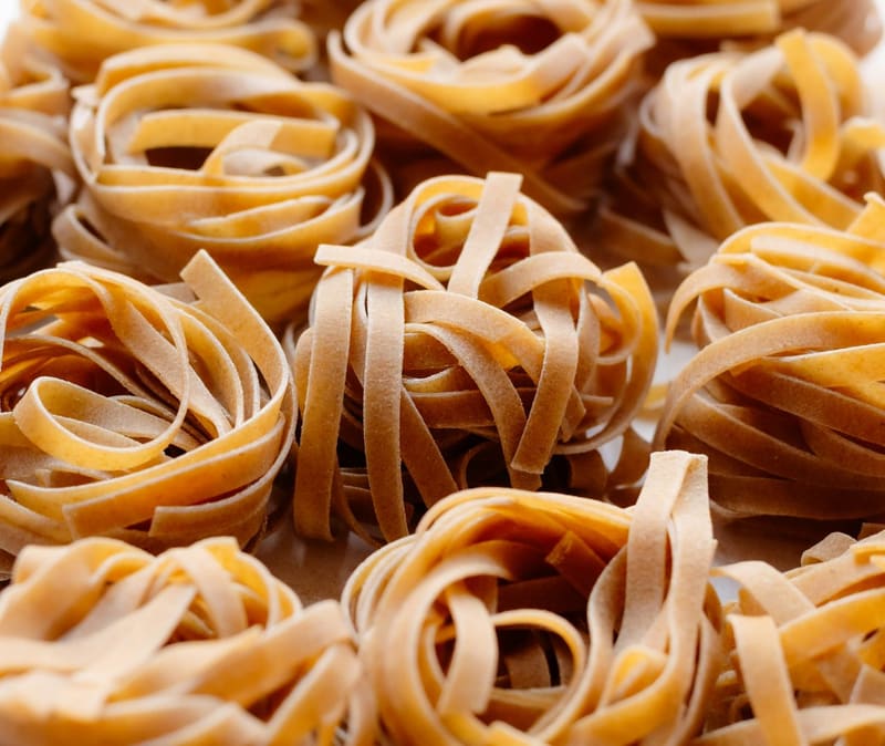 dried tagliatelle nests